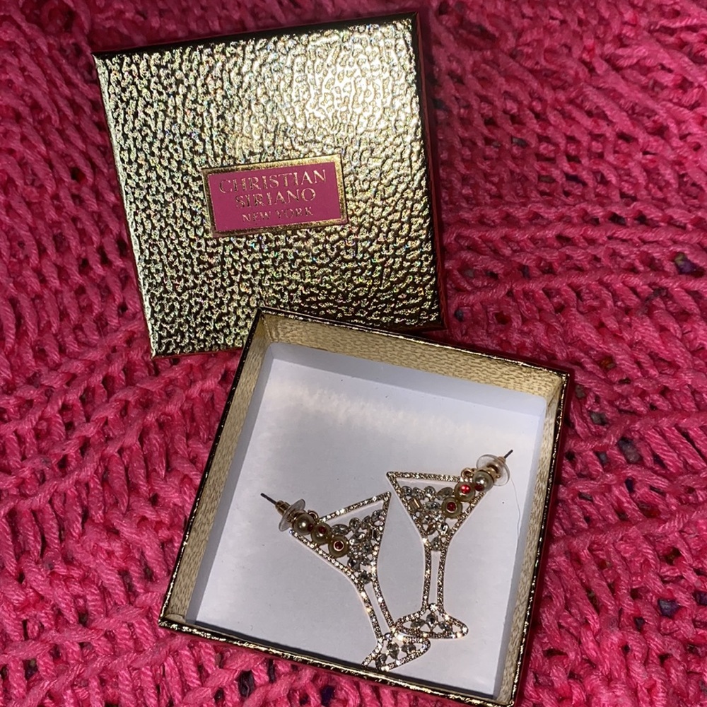 Christian Siriano Martini Earrings - Picture 2 of 4
